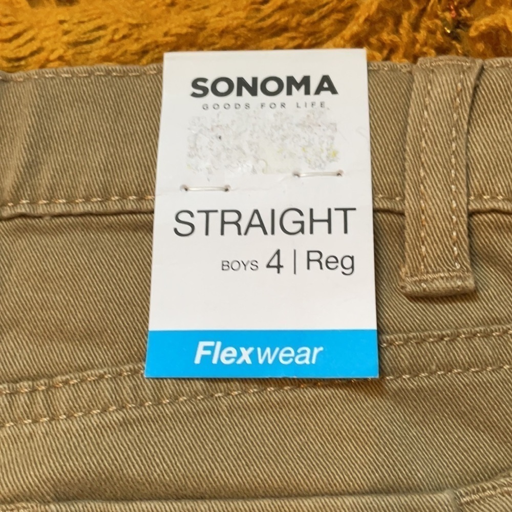 🤗NWT Sonoma straight pants wood bridge size 4 reg - Picture 5 of 10